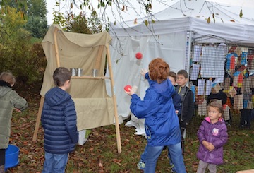 Ateliers des enfants à la Fête de la Pomme d'Asnières sur Oise