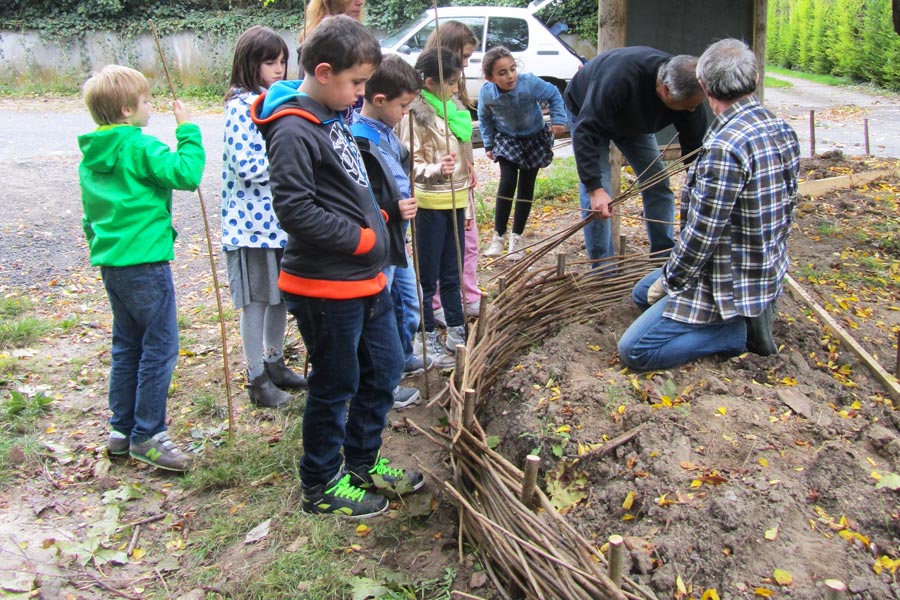 demonstration devant les enfants